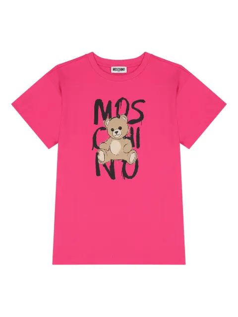 Moschino Kids logo T-shrit dress