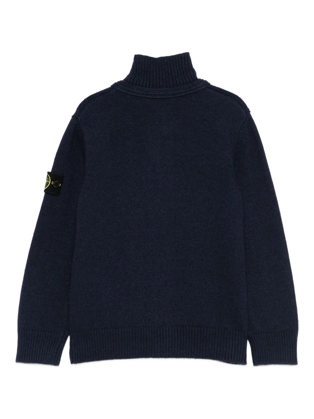 Stone Island Junior high-neck buttoned cardigan | Boys Cardigans | Image 2