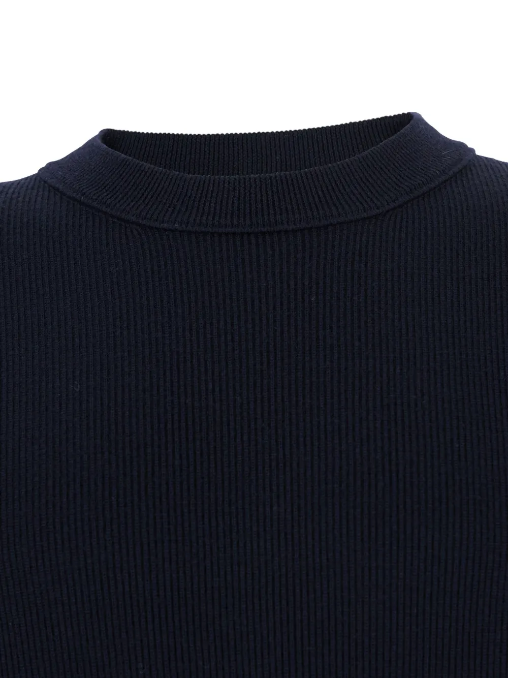 Kangra ribbed crew-neck sweater - Blauw