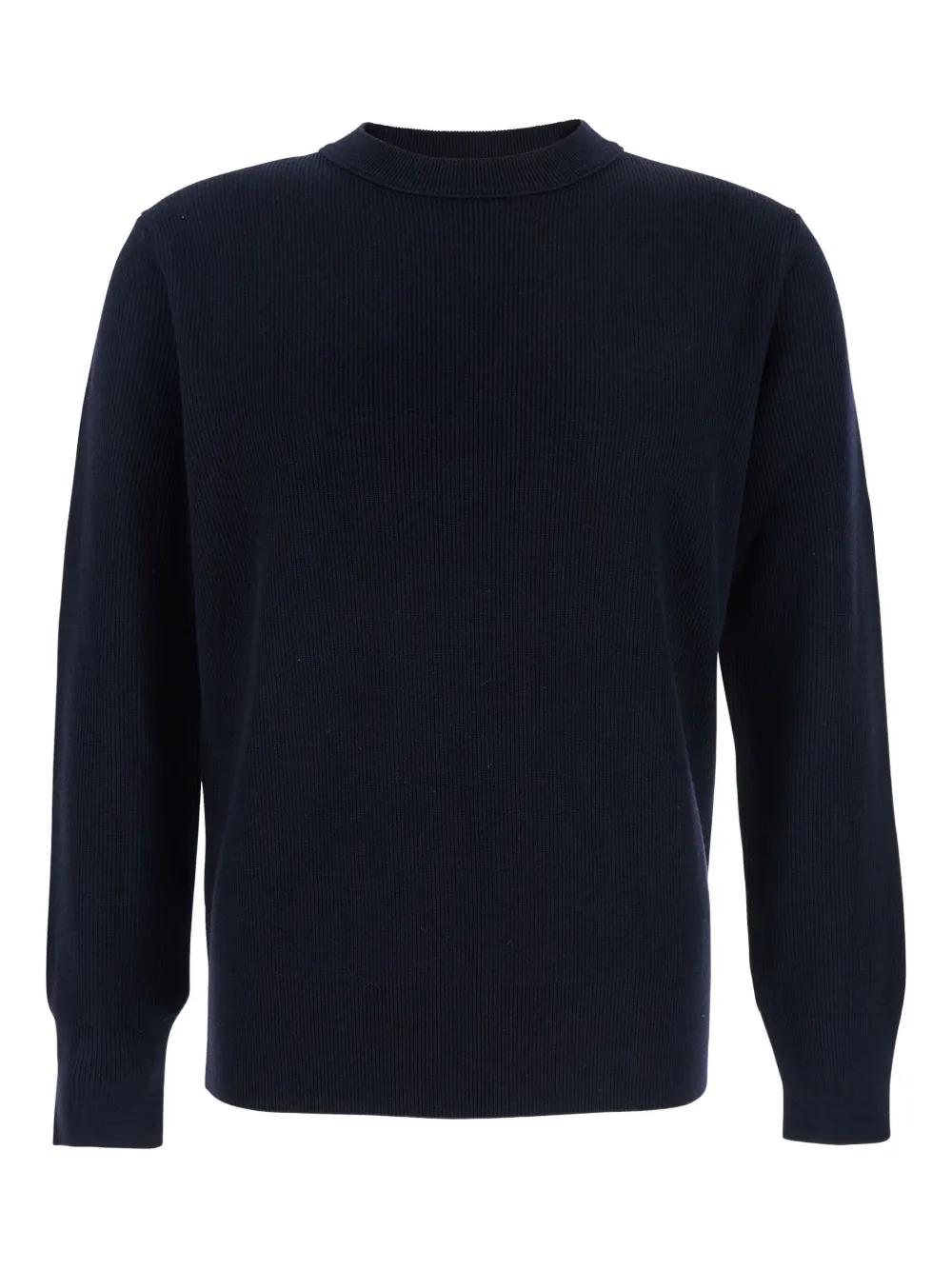 Kangra Cashmere Ribbed Crew-neck Sweater In Blue