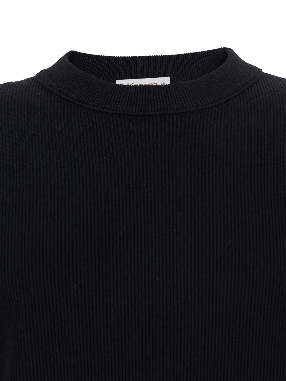 Kangra ribbed crew-neck sweater Blauw