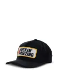 DSQUARED2 Souvenir From Canada corduroy patch baseball cap - Black