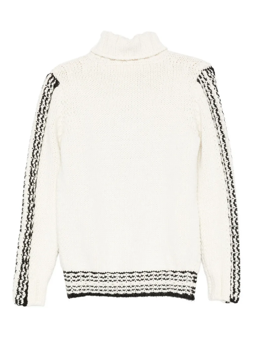 Gianfranco Ferré Pre-Owned 1990s deer-pattern turtleneck sweater | Image 2