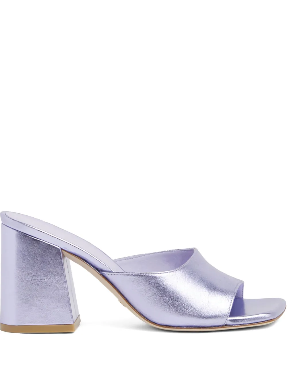 Stuart Weitzman 85mm Tia mules | Purple | Image 1