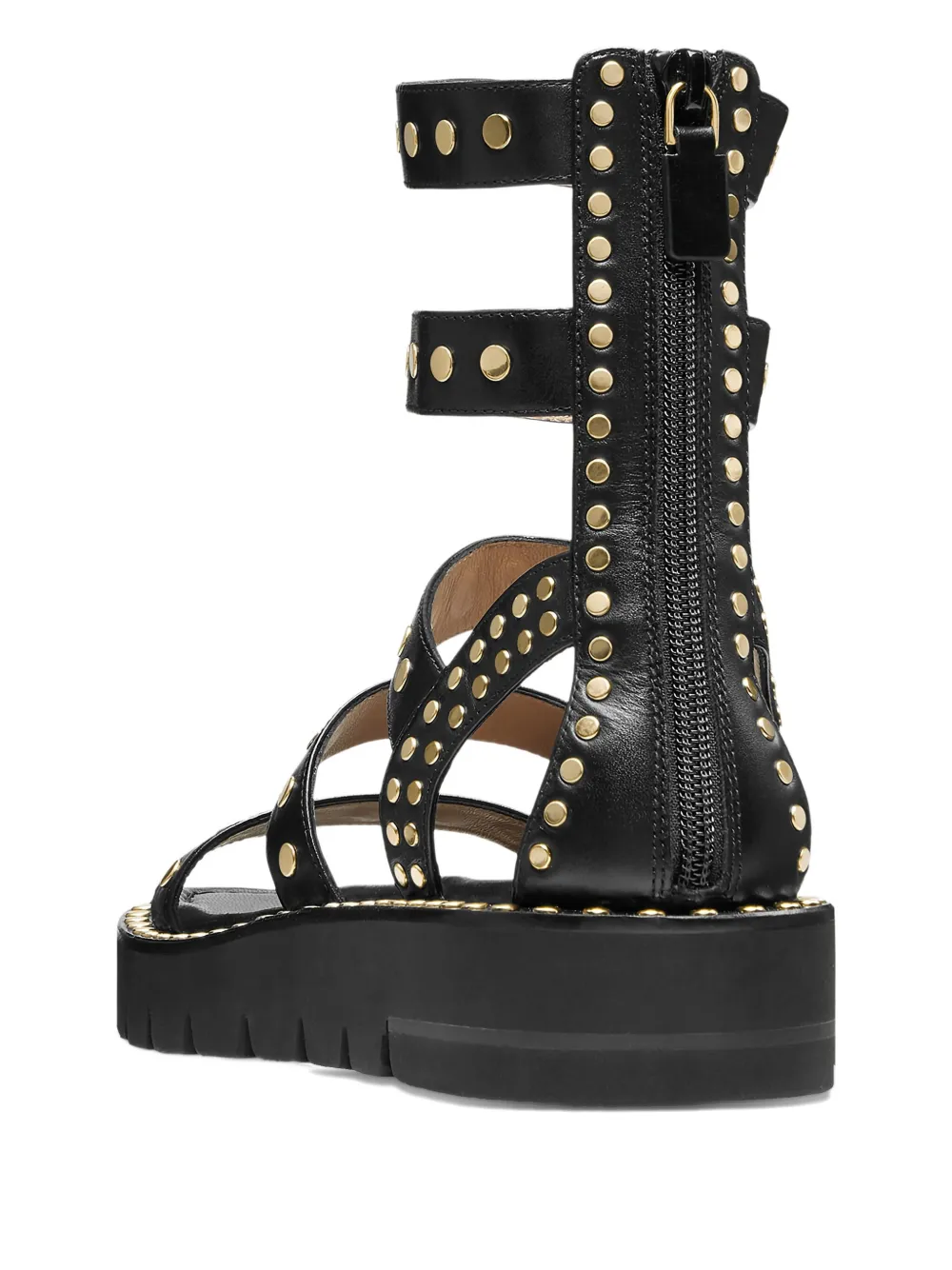 Stuart Weitzman Gala Lift Sandals In Black