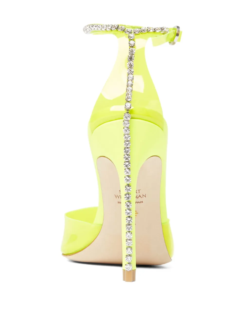 Stuart Weitzman 100mm Stuart Glam Pumps In Brown