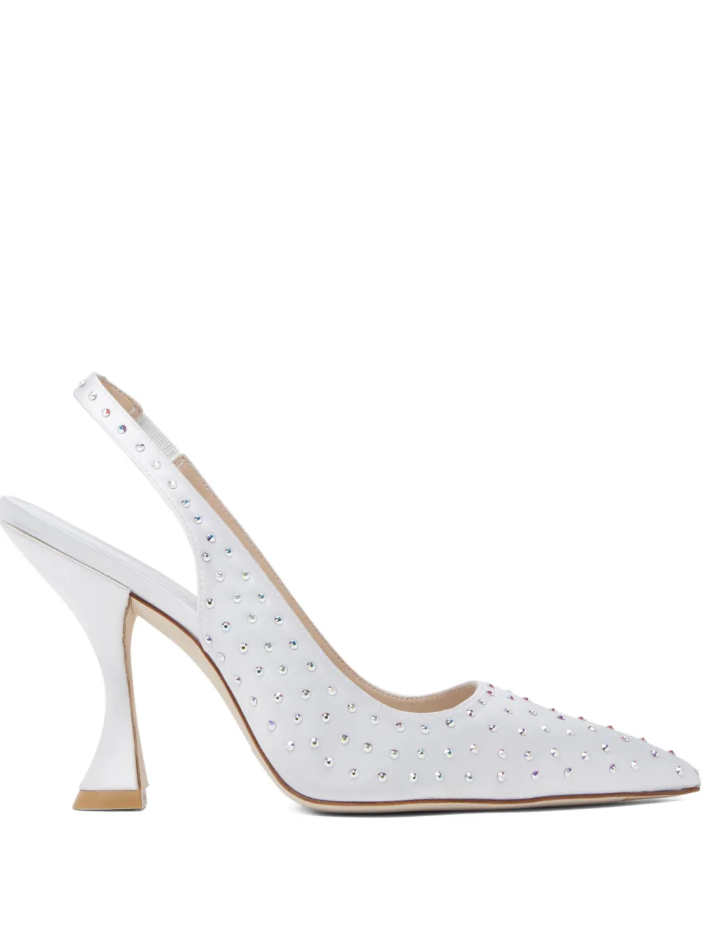 Stuart Weitzman 100mm Glam Xcurve pumps | White | Image 1