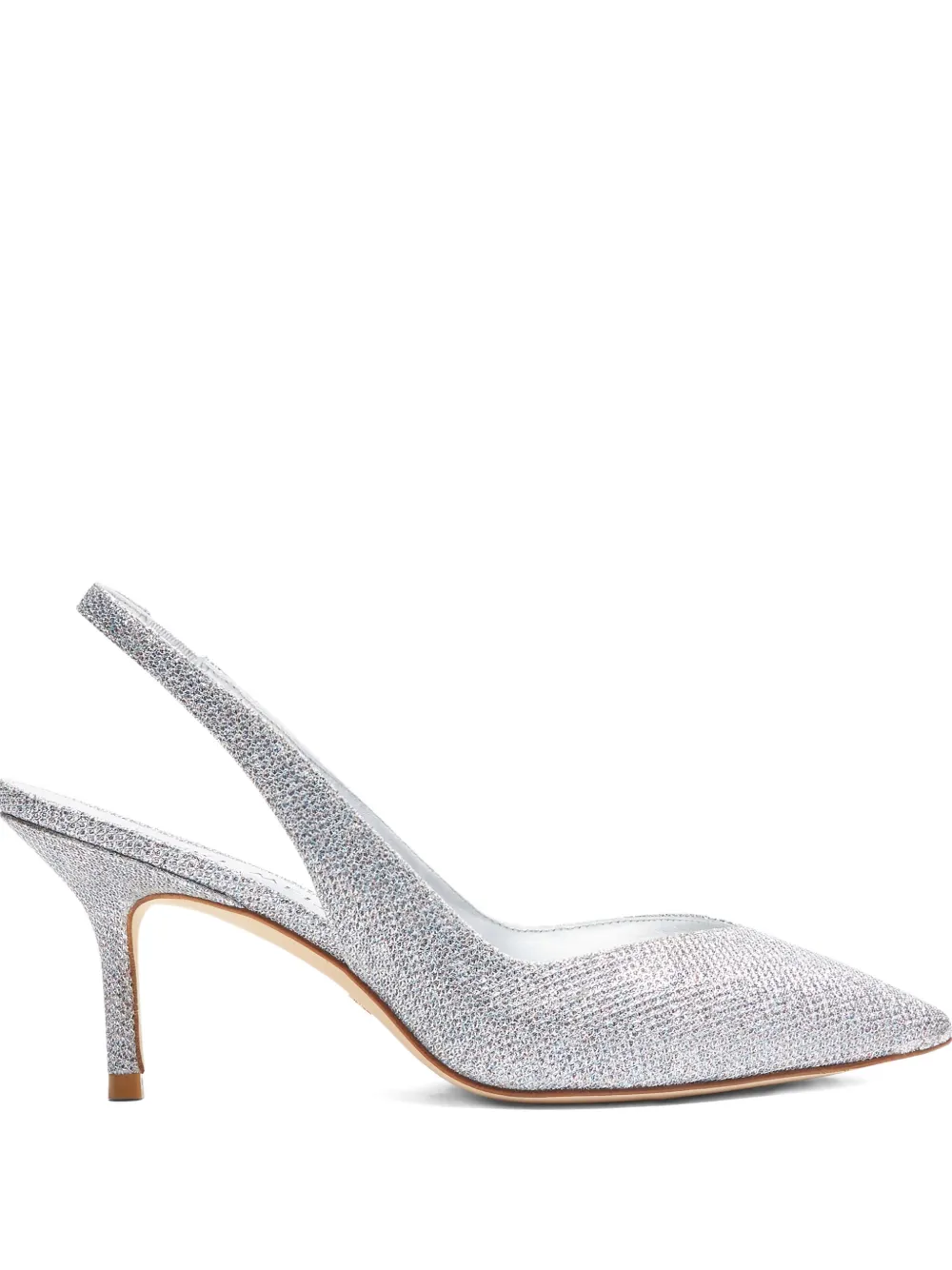 Stuart Weitzman Scarpin Eva com salto 75mm | Prateado | Image 1