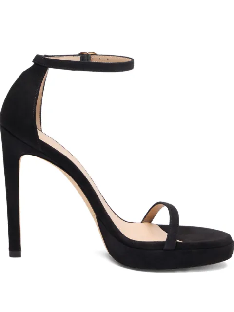 Stuart Weitzman 120mm Nudist Disco sandals