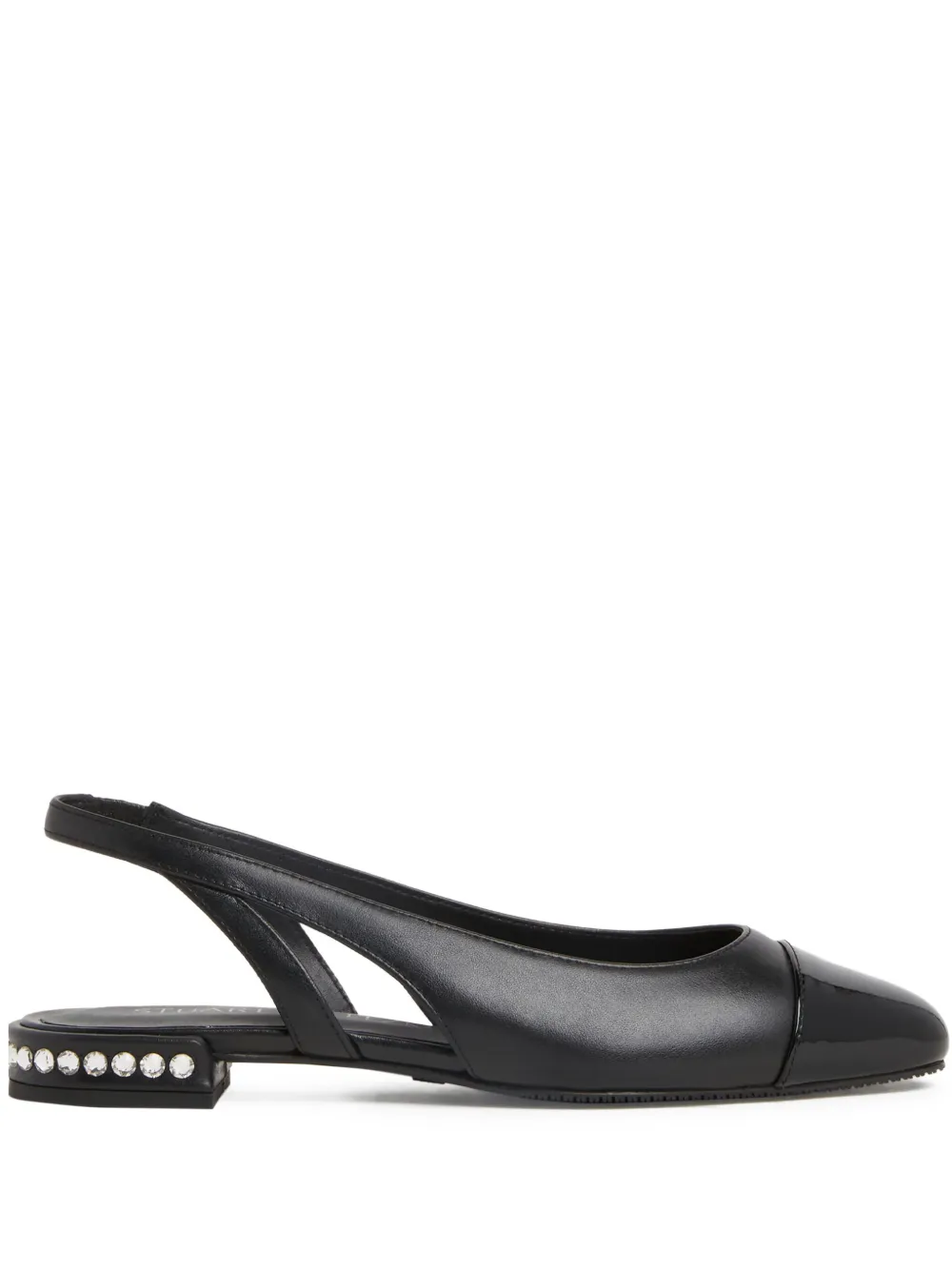 Stuart Weitzman حذاء 'كريستال' بسير خلفي | أسود | Image 1