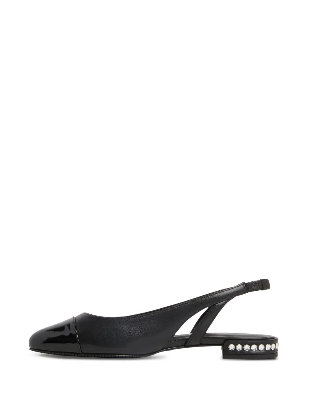 Stuart Weitzman Crystal slingback schoenen Zwart