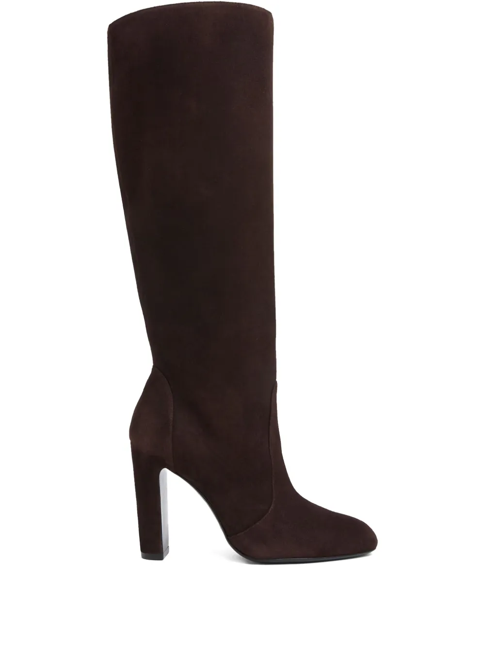 Stuart Weitzman 100mm Vida block heel knee-high boots | Brown | Image 1