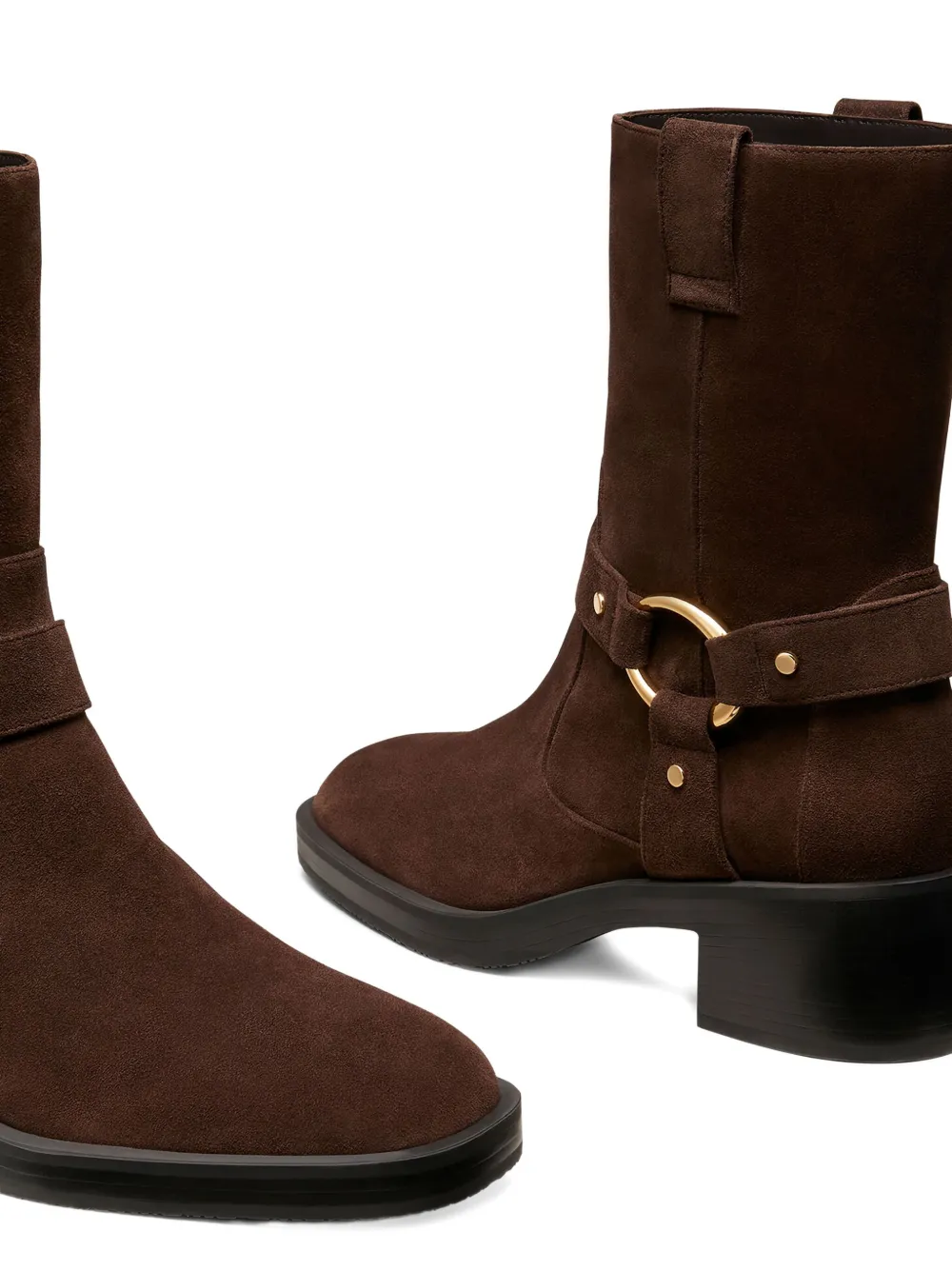Stuart Weitzman 40mm Jax Hardware Ankle Boots In Multi