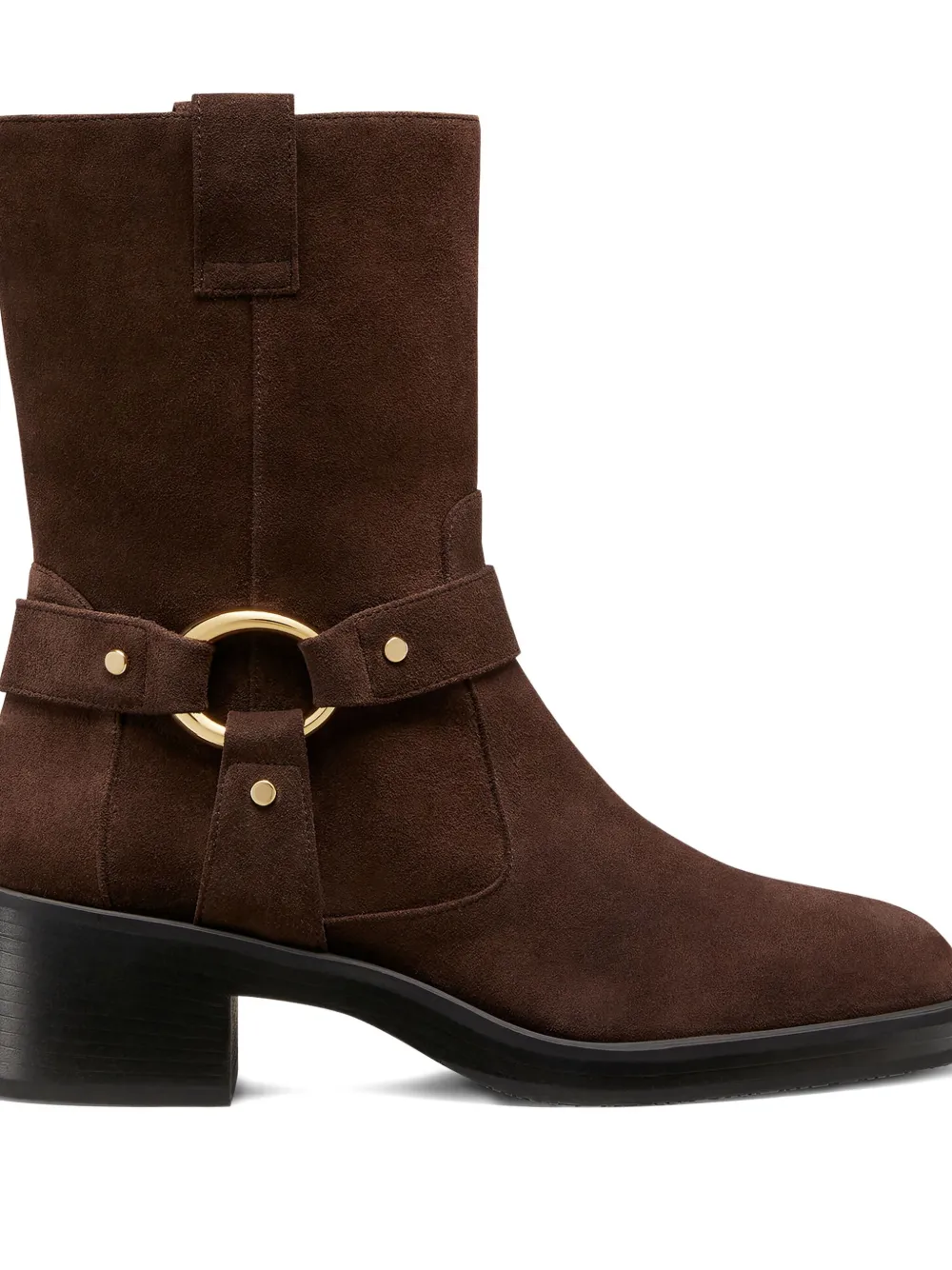 Stuart Weitzman 40mm Jax hardware ankle boots | Brown | Image 1