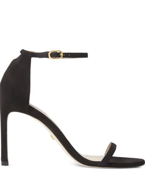 Stuart Weitzman 105mm Nudistsong double-strap sandals