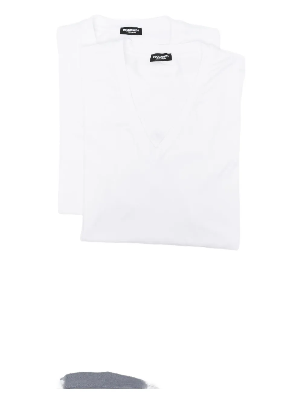 DSQUARED2 v-neck T-shirt (pack of two) Wit