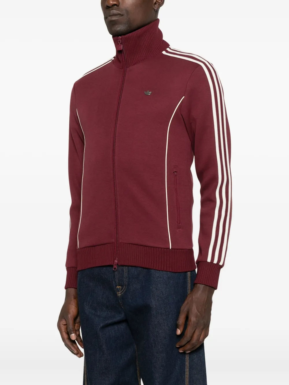 adidas Sportjack met logo Rood