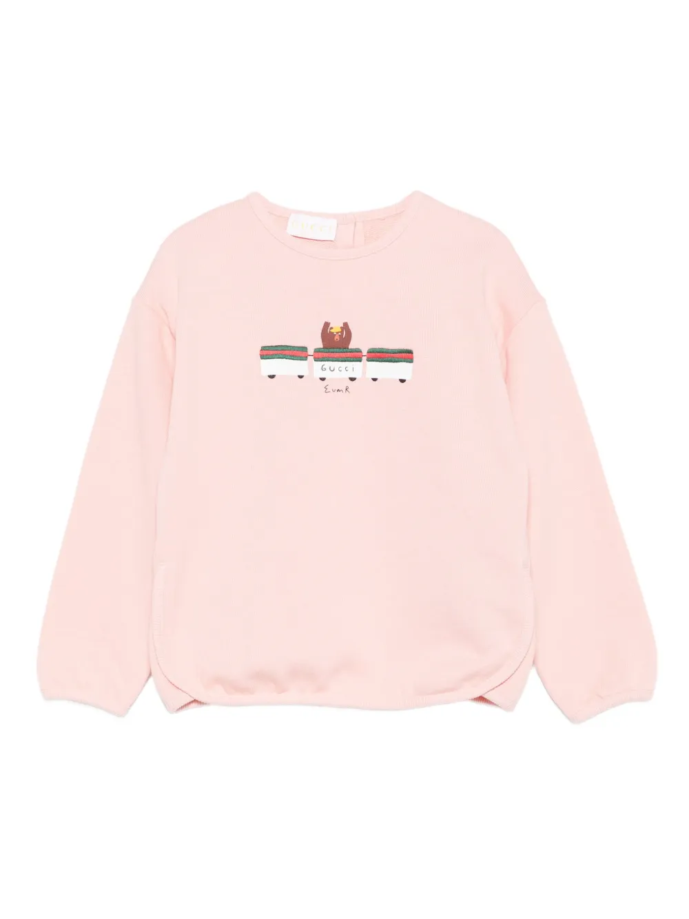 Gucci Kids x Euan Roberts グラフィック スウェットシャツ - ピンク Gucci Kids x Euan Roberts グラフィック スウェットシャツ - ピンク
