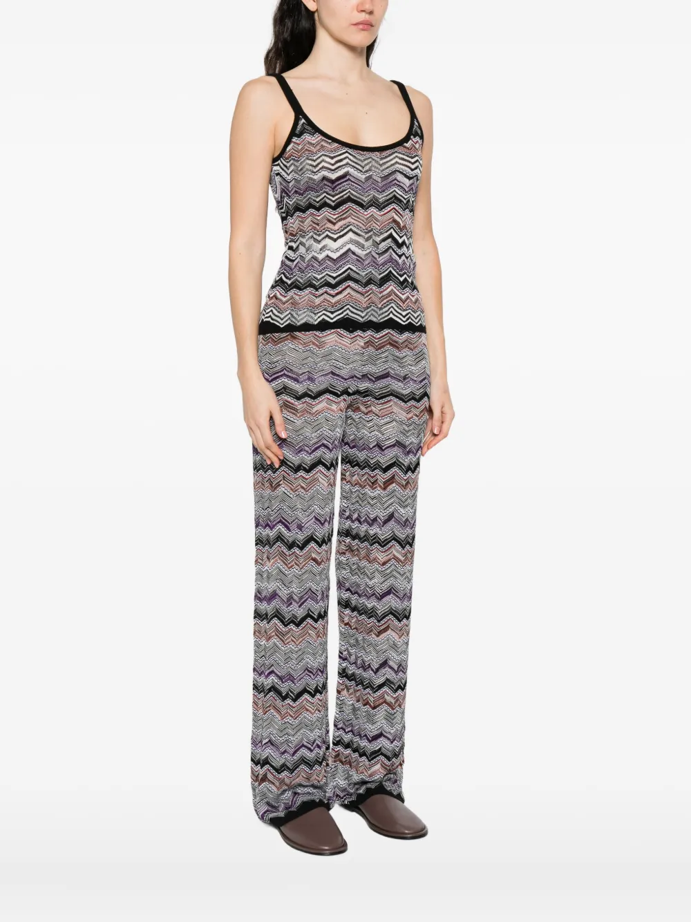 Missoni Gebreide tanktop Zwart