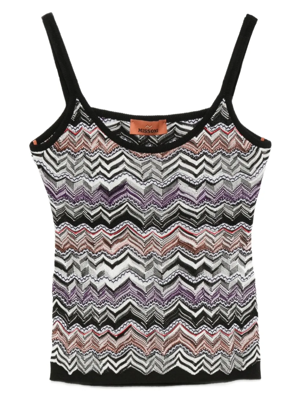Missoni Gebreide tanktop Zwart