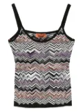 Missoni zigzag-woven tank top - Black