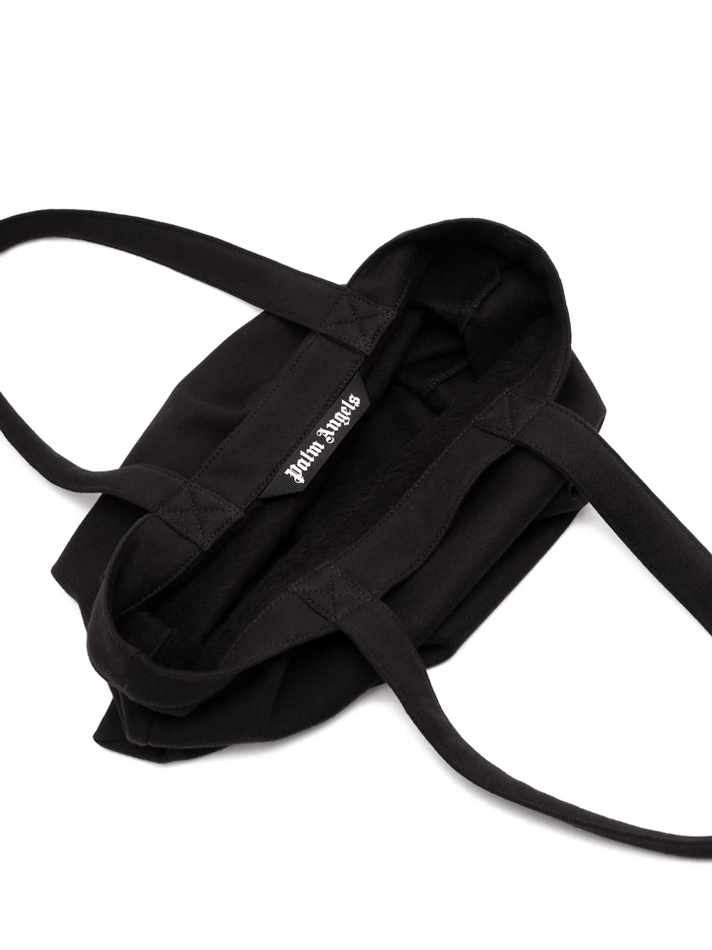 Palm Angels Shopper met geborduurd logo Zwart