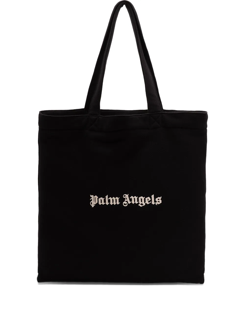 Palm Angels logo-embroidered tote bag - Nero