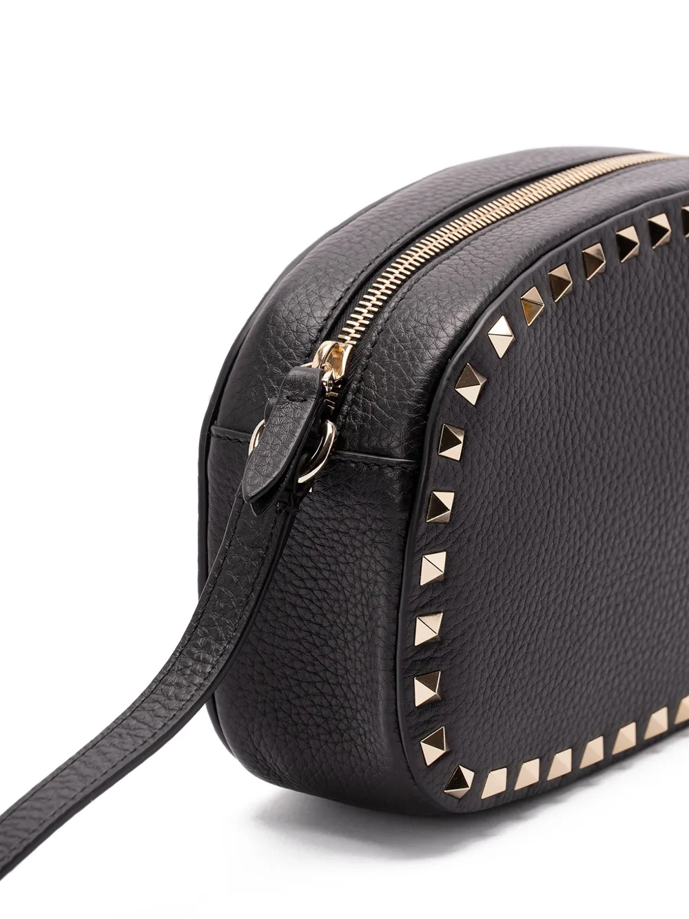 Valentino Garavani Rockstud leren mini-crossbodytas Zwart