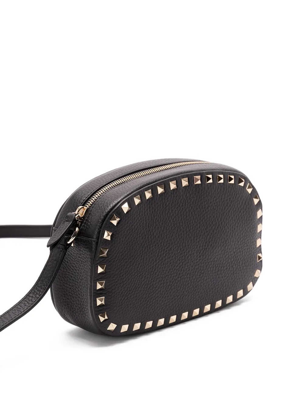 Valentino Garavani Rockstud leren mini-crossbodytas Zwart