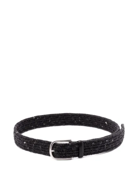 Orciani braided leather belt