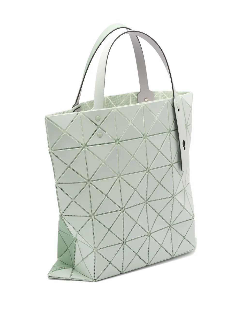 Bao Bao Issey Miyake Geometric-pattern Tote Bag In Green