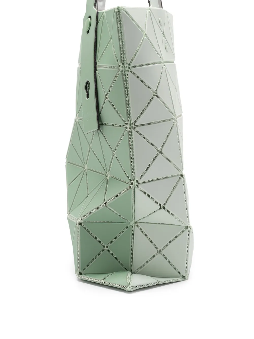 Bao Bao Issey Miyake Geometric-pattern Tote Bag In Green