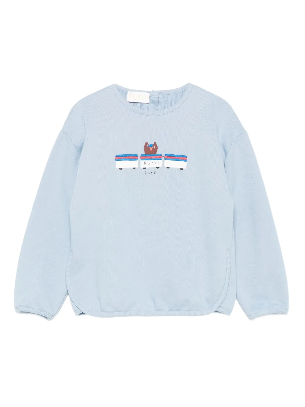 Gucci Kids x Euan Roberts グラフィック スウェットシャツ - ブルー Gucci Kids x Euan Roberts グラフィック スウェットシャツ - ブルー