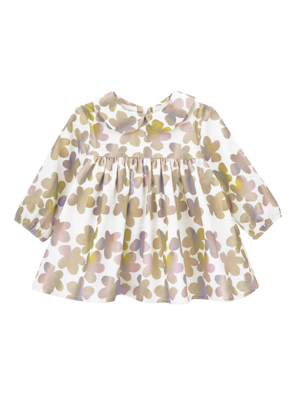 Knot Belle jurk met bloemenprint - Wit