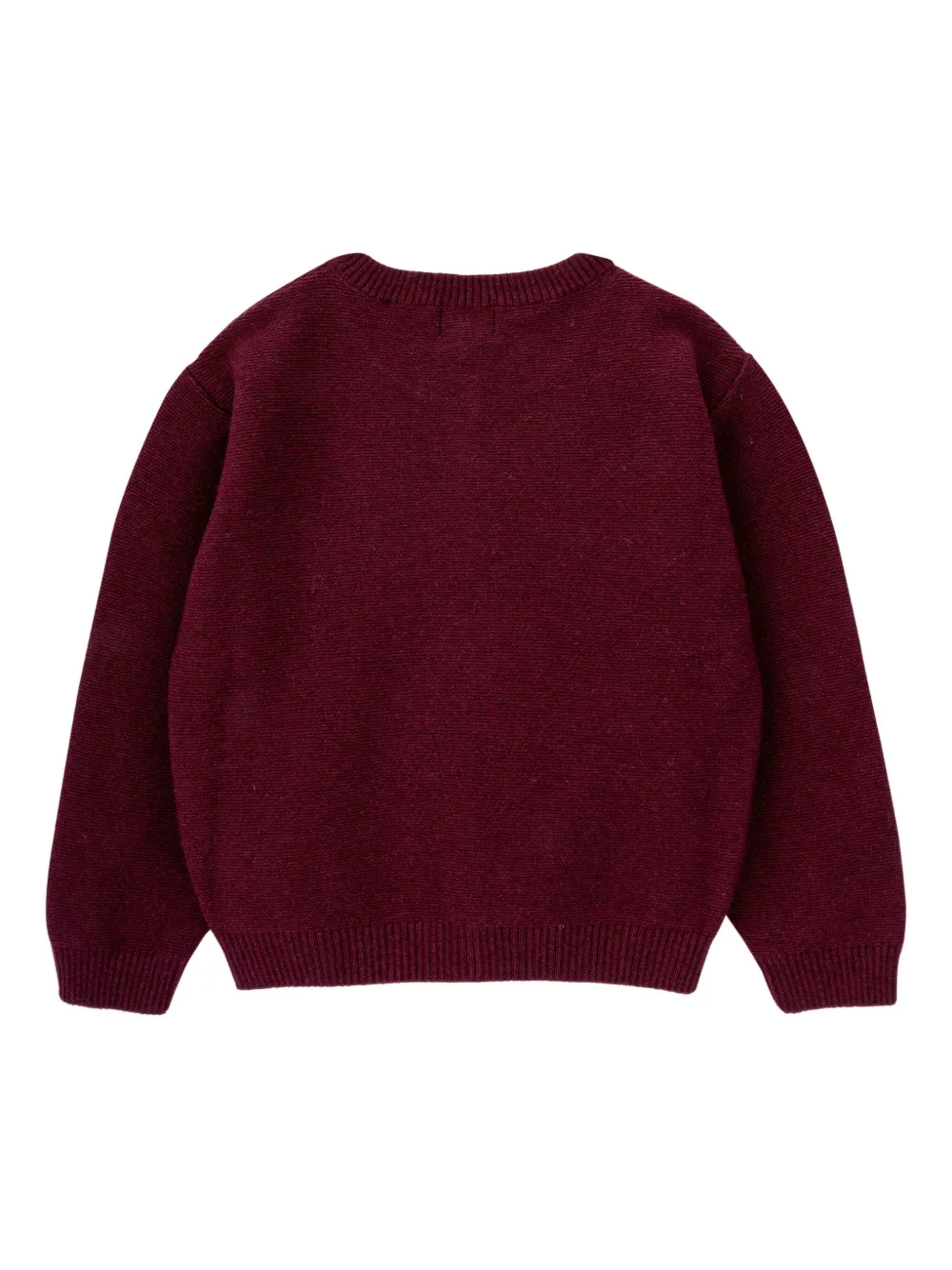 Knot Valentina Button-front Cardigan In Burgundy