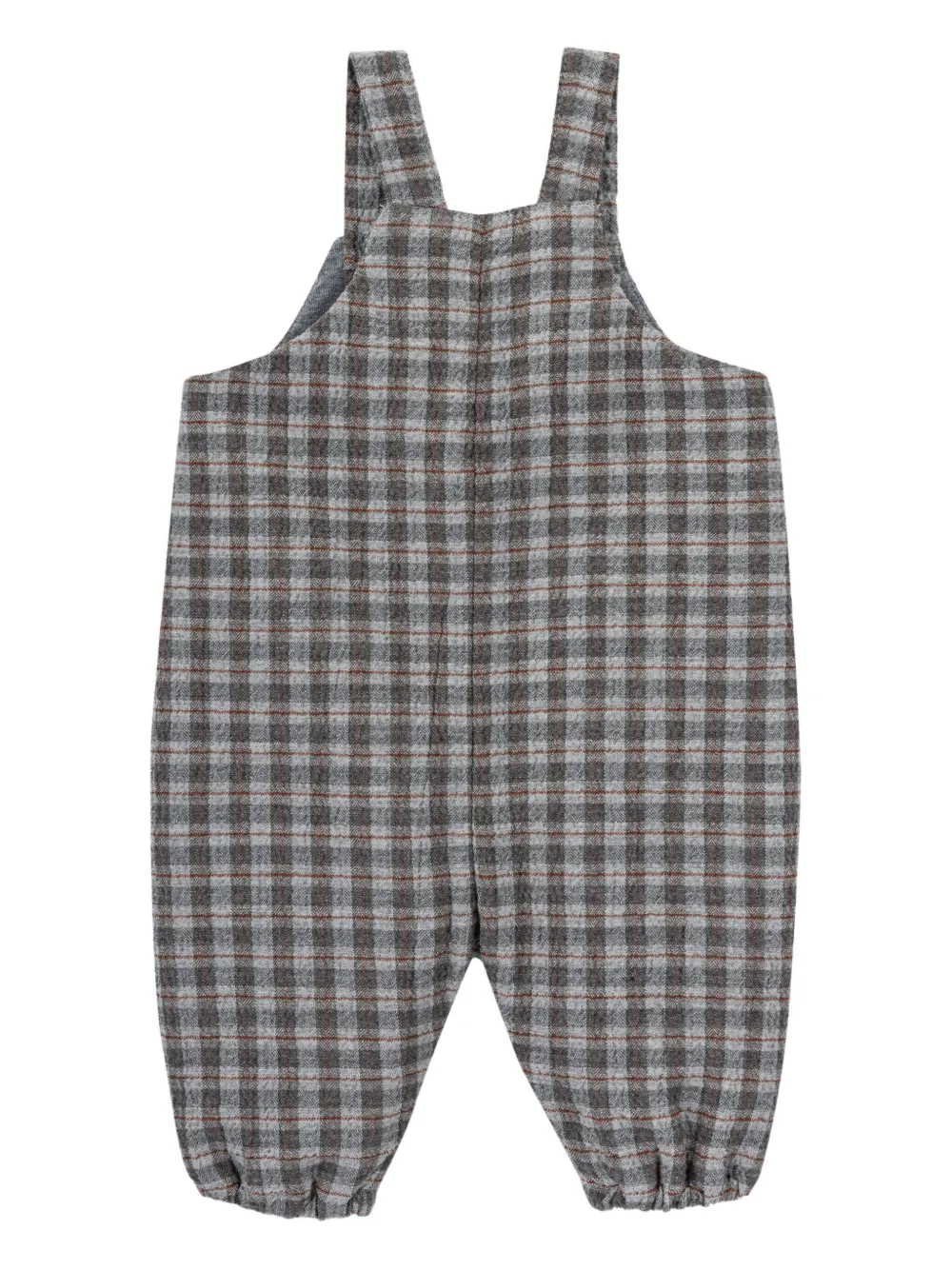 Knot Salvatore geruite overall - Grijs