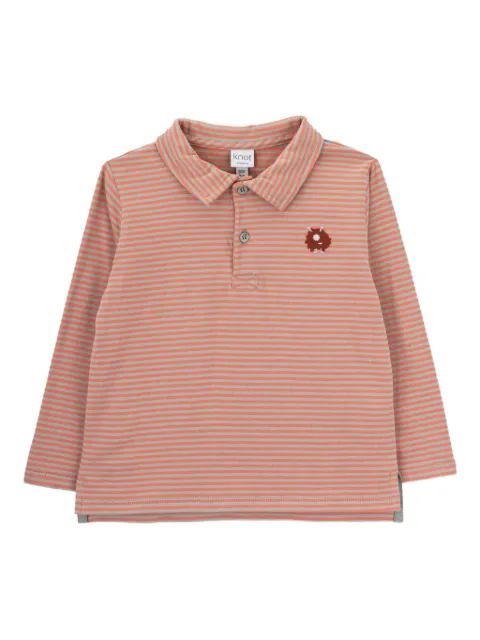 Knot  Beastie Stripes embroidered polo shirt