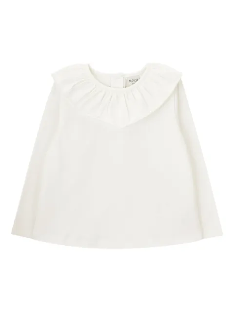 Knot Abby ruffled collar t-shirt