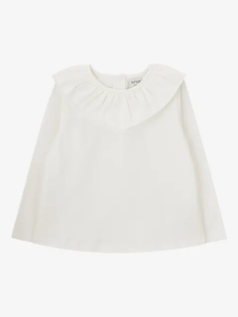 Knot Abby ruffled collar t-shirt