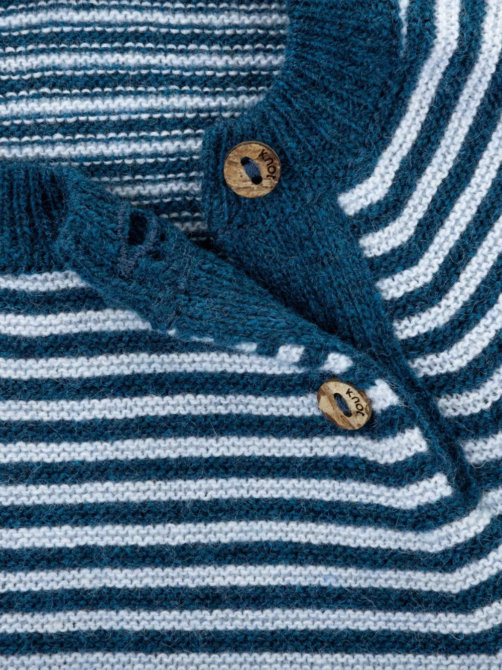 Knot Marine Stripes Striped Sweater In Blue