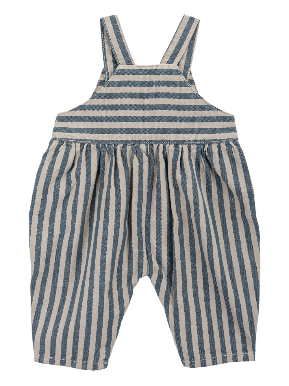 Knot Nico gestreepte overall - Blauw