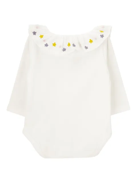 Knot Ivy Pink embroidered bodysuit