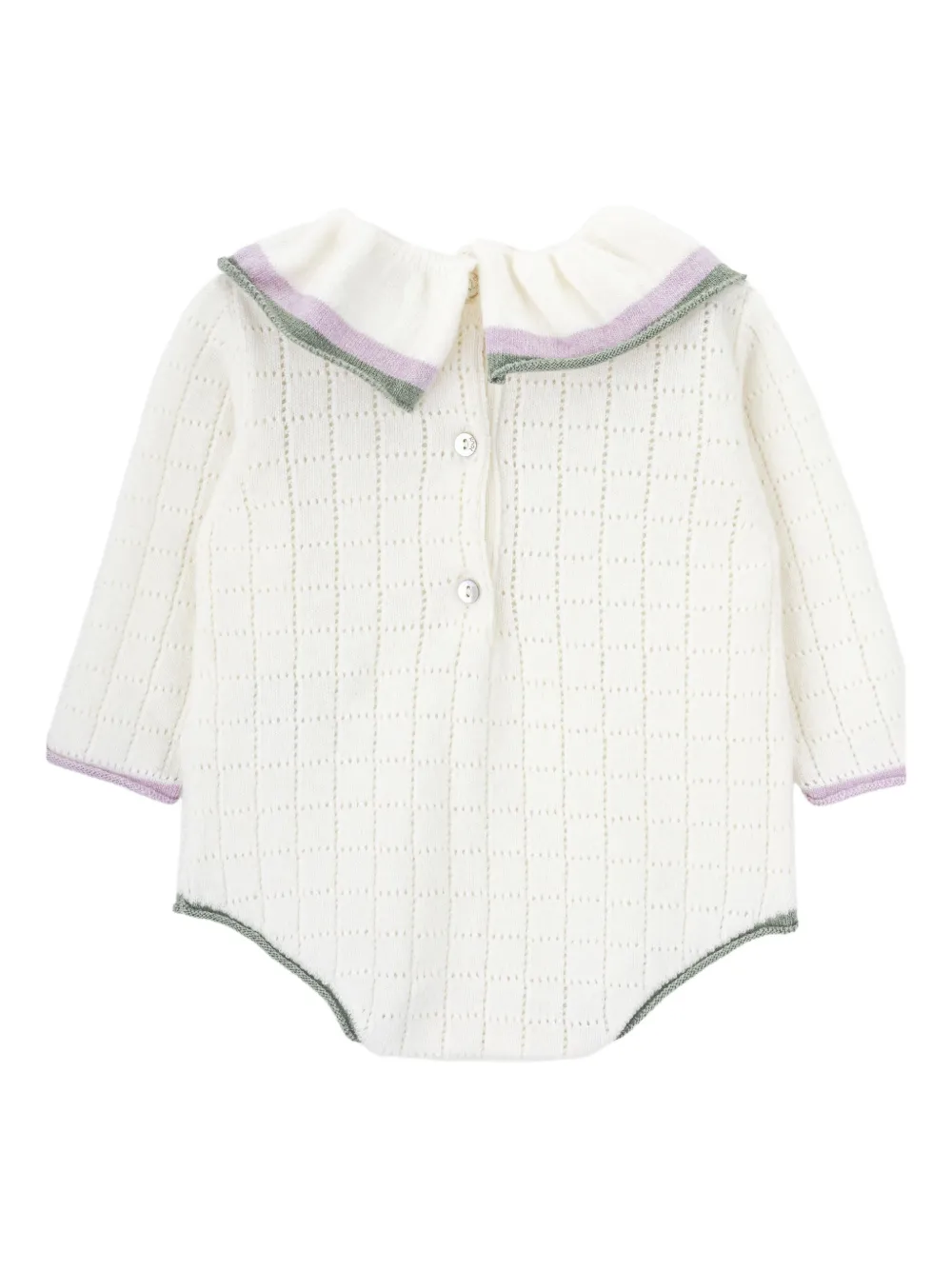Knot Snowie Moon romper - Wit