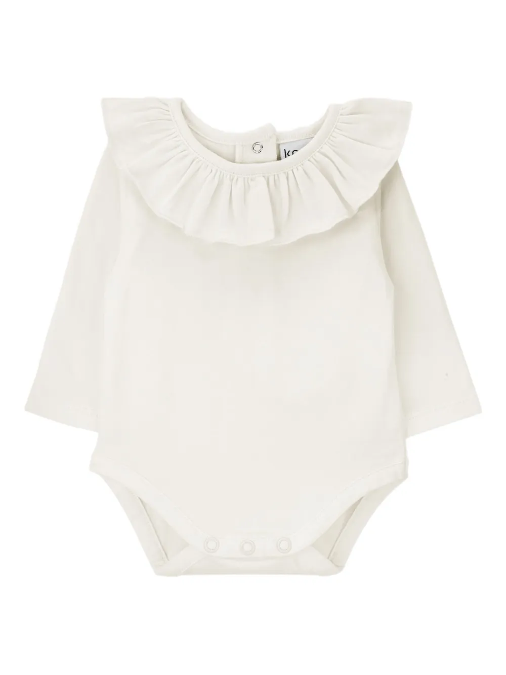 Knot Babies' Cloudy Long-sleeve Bodysuit In White