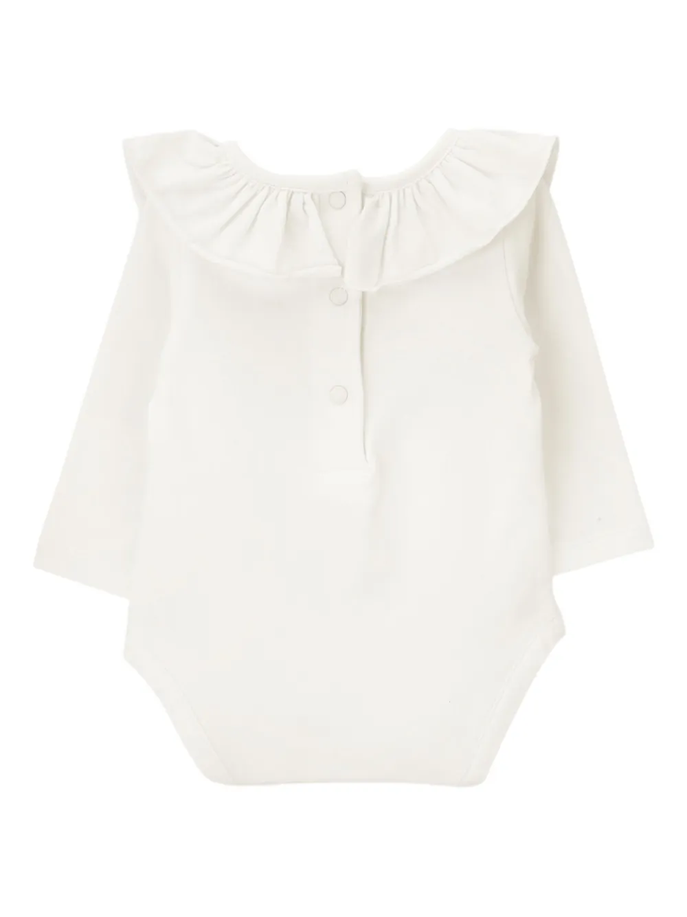 Knot Cloudy romper met lange mouwen - Wit
