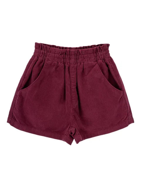 Knot Lizy elastic-waist patch-pocket shorts