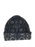 Casablanca logo-pattern beanie - Grey