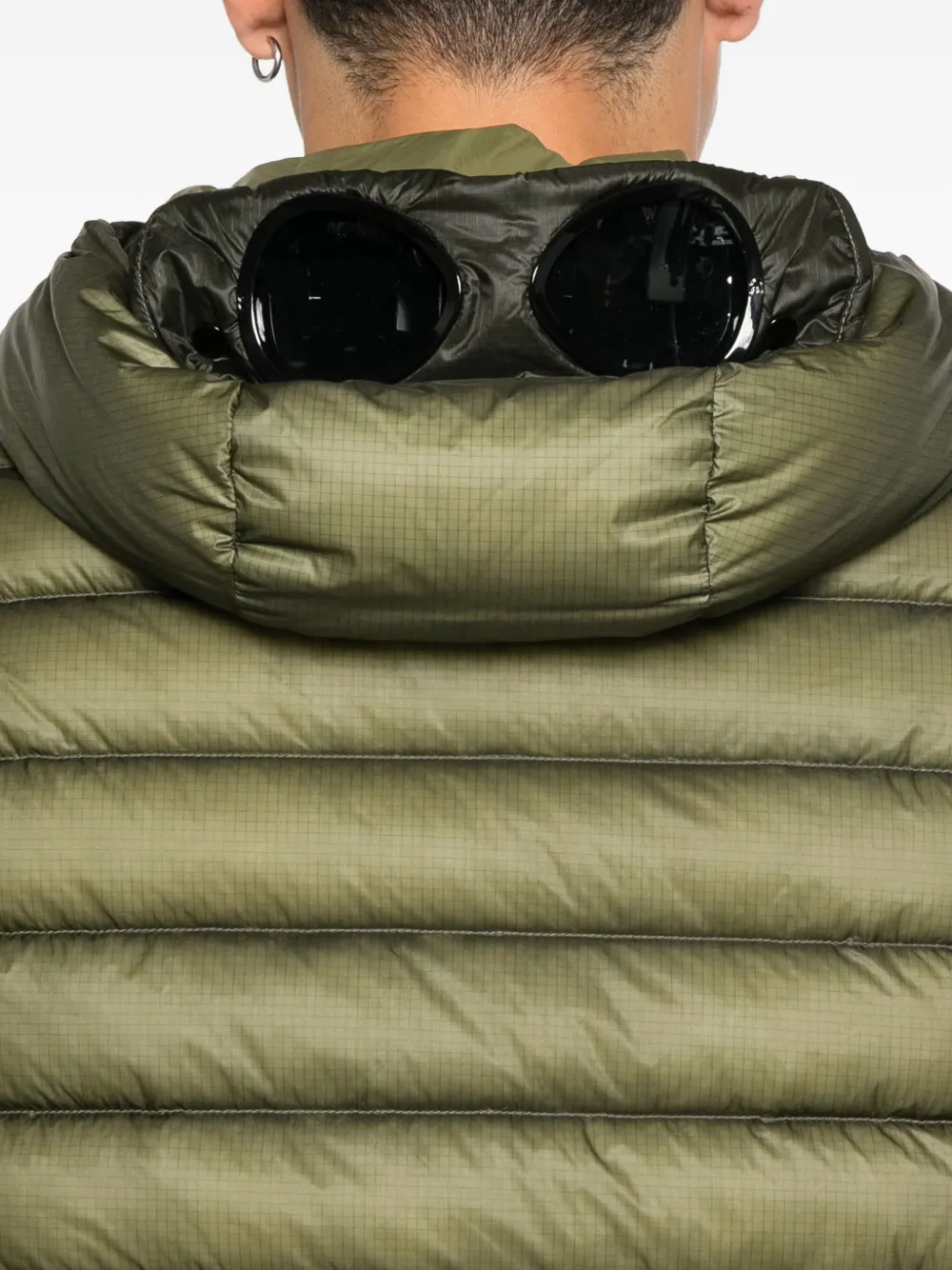 C.P. Company Bodywarmer met capuchon Groen