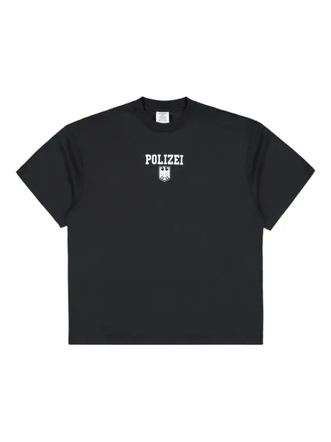 VETEMENTS Polizei Eagle-emblem T-shirt