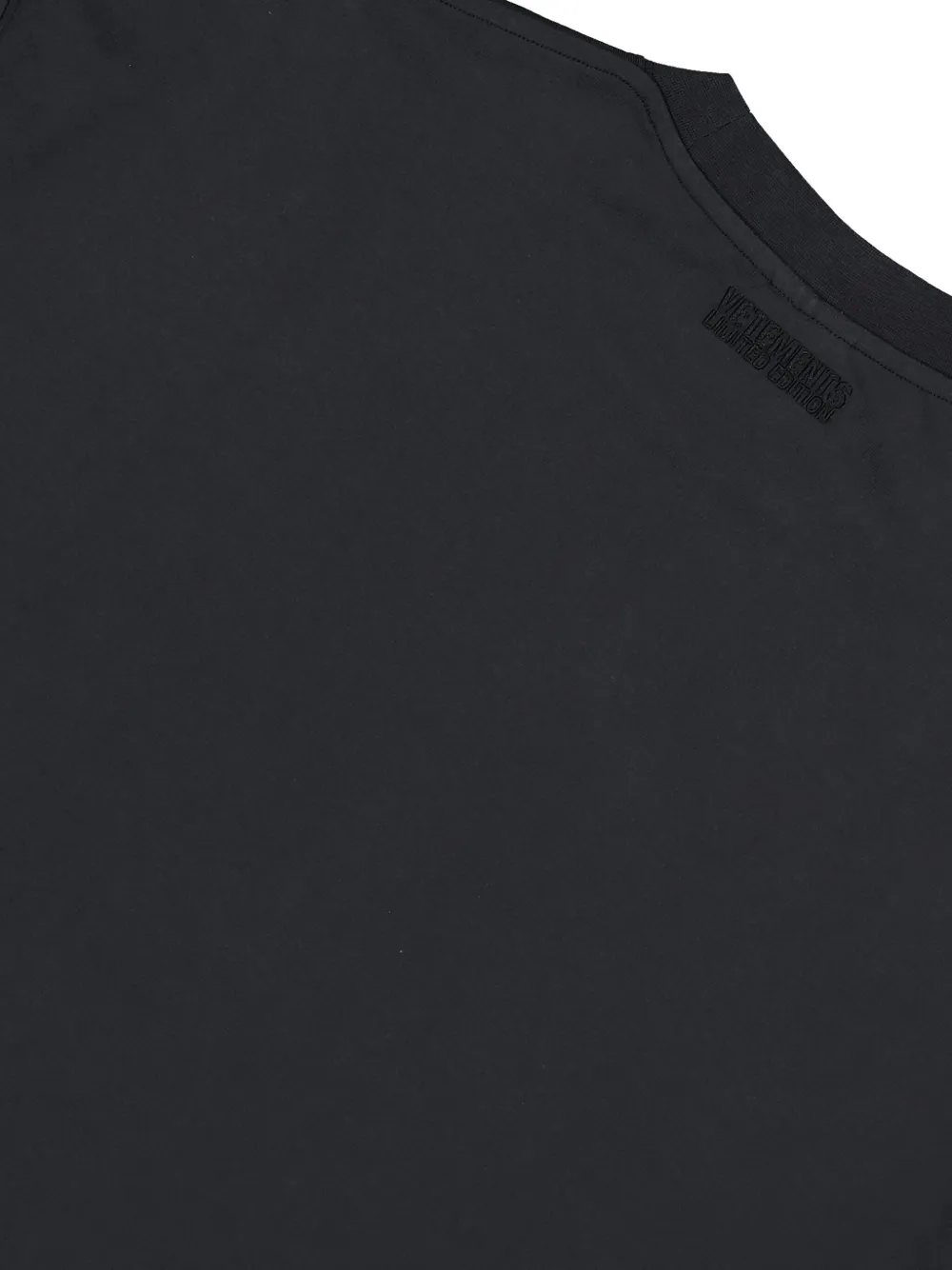 VETEMENTS Polizei Eagle-emblem T-shirt Zwart